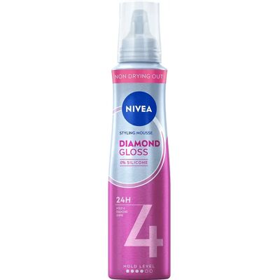 NIVEA - Diamond Gloss - 150 ml - Hair Mousse NIVEA - Diamond Gloss - 150 ml - Hair Mousse