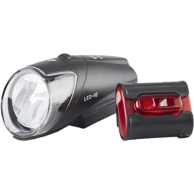 Conjunto de iluminación Busch & Müller Ixon IQ Premium 80 Lux y LineTec Conjunto de iluminación Busch & Müller Ixon IQ Premium 80 Lux y LineTec