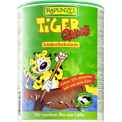 Rapunzel Tiger Quick Cacao en Polvo para Beber - Chocolate Caliente Rapunzel Tiger Quick Cacao en Polvo para Beber - Chocolate Caliente