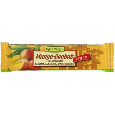 Rapunzel Naturkost Barretta di frutta mango-baobab - Tipo di frutta Rapunzel Naturkost Barretta di frutta mango-baobab - Tipo di frutta