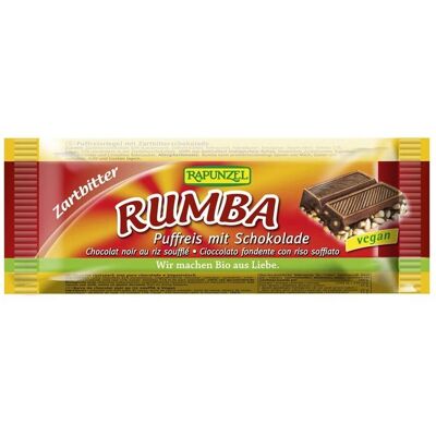 Rapunzel Rumba Barretta di Cioccolato Fondente con Riso Soffiato Rapunzel Rumba Barretta di Cioccolato Fondente con Riso Soffiato