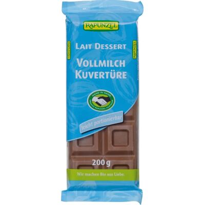 Rapunzel - chocolat au lait - 200 g - barre chocolatée - Publicité Rapunzel - chocolat au lait - 200 g - barre chocolatée - Publicité