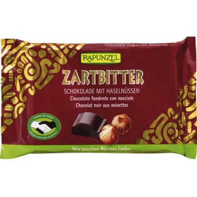 RAPUNZEL Bio Zartbitterschokolade Haselnuss 100g - Schokolade RAPUNZEL Bio Zartbitterschokolade Haselnuss 100g - Schokolade
