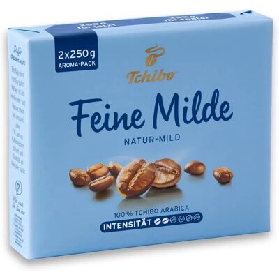 Tchibo - Feine Milde - 500 g - Moulu - Café - Publicité Tchibo - Feine Milde - 500 g - Moulu - Café - Publicité