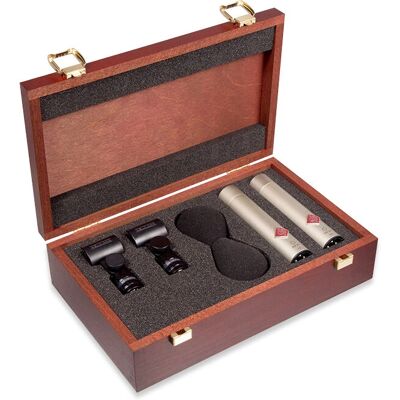 Neumann KM 183 Nickel Stereo Microphone Set - Studio/Performance Neumann KM 183 Nickel Stereo Microphone Set - Studio/Performance