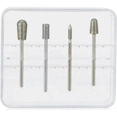 Set de 4 herramientas de diamante para cuidado de uñas y pies - Eliminación de callos y uñas encarnadas Set de 4 herramientas de diamante para cuidado de uñas y pies - Eliminación de callos y uñas encarnadas