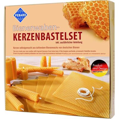 Peter Bausch GmbH & Co. KG Pebaro Wachs-Set 1 - Bienenwaben-Kerzenbastelset Naturprodukt Peter Bausch GmbH & Co. KG Pebaro Wachs-Set 1 - Bienenwaben-Kerzenbastelset Naturprodukt