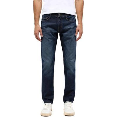 Mustang 3116-5111 Donkerblauw Slim Fit - Jeans Mustang 3116-5111 Donkerblauw Slim Fit - Jeans