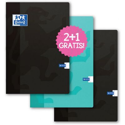 Oxford Model 400094579 Notitieboek A4 - Blauw, Zwart, Turquoise Oxford Model 400094579 Notitieboek A4 - Blauw, Zwart, Turquoise