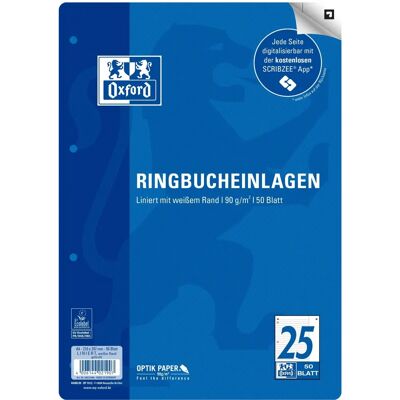 Oxford Orange A4 Nachfüllseiten - Notizen & Organisation Oxford Orange A4 Nachfüllseiten - Notizen & Organisation