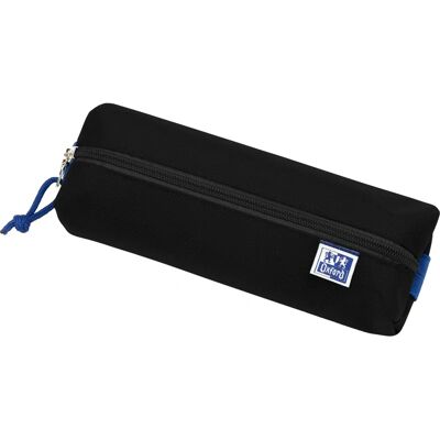 Trousse Oxford Petite en Polyester Rectangulaire - Noir - Recyclable - Publicité Trousse Oxford Petite en Polyester Rectangulaire - Noir - Recyclable - Publicité