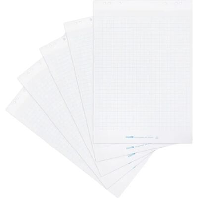 Hamelin Landre Flipchartblock - 68x99cm - 20 Blatt - 5 Stück Hamelin Landre Flipchartblock - 68x99cm - 20 Blatt - 5 Stück