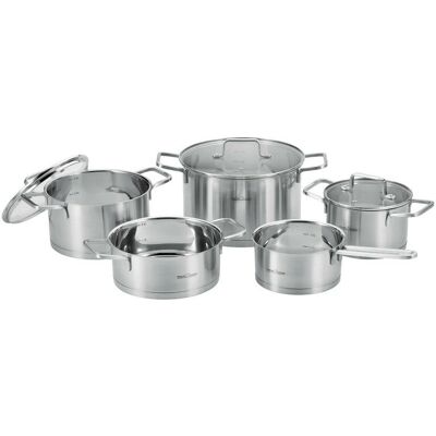 Zestaw 8 stalowych garnków ProfiCook - Akcesoria kuchenne Zestaw 8 stalowych garnków ProfiCook - Akcesoria kuchenne