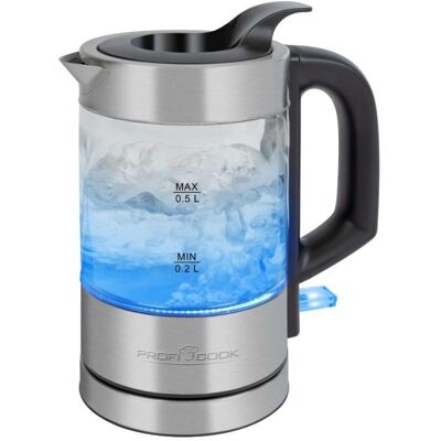 ProfiCook WKS 1228 G - Acier Inoxydable / Verre - Publicité ProfiCook WKS 1228 G - Acier Inoxydable / Verre - Publicité
