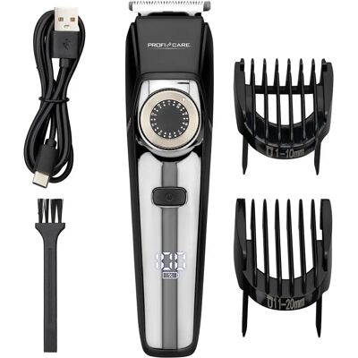 ProfiCare 3131 - Tuns de Barbă - Încărcare USB - Negru, Cromat ProfiCare 3131 - Tuns de Barbă - Încărcare USB - Negru, Cromat