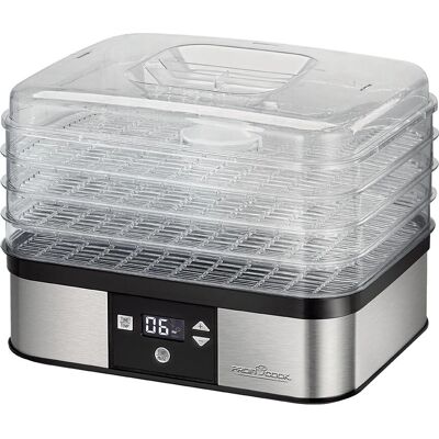 ProfiCook Lebensmittel-Dehydrator mit LCD - 4 Körbe, 7 Temperaturstufen ProfiCook Lebensmittel-Dehydrator mit LCD - 4 Körbe, 7 Temperaturstufen