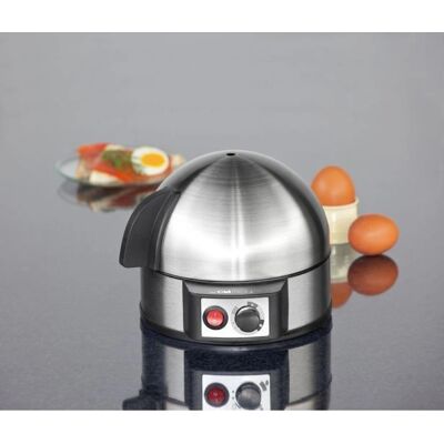 Clatronic EK 3321 Eierkocher 7 Eier 400 W Schwarz, Edelstahl Clatronic EK 3321 Eierkocher 7 Eier 400 W Schwarz, Edelstahl