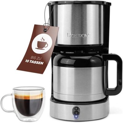 Clatronic KA 3805 - Acero negro - Cafetera de goteo Clatronic KA 3805 - Acero negro - Cafetera de goteo