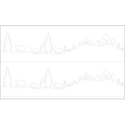 Rayher Hobby - 60964000 - Blanc - Amovible - Autocollant décoratif Rayher Hobby - 60964000 - Blanc - Amovible - Autocollant décoratif