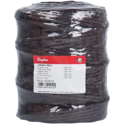 Rayher - Jute Twine Dark Brown 6mm 120m - Craft & Decor Rayher - Jute Twine Dark Brown 6mm 120m - Craft & Decor