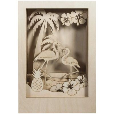 Rayher Houten Frame - Tropisch Thema - 20x30cm - Beige Rayher Houten Frame - Tropisch Thema - 20x30cm - Beige