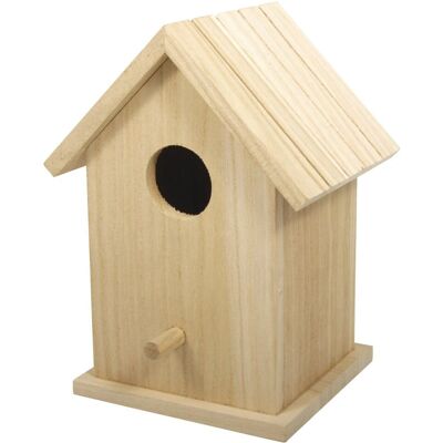 Maison Oiseau Rayher - 12,5x10x17cm - Maison en Bois Decoratif Maison Oiseau Rayher - 12,5x10x17cm - Maison en Bois Decoratif