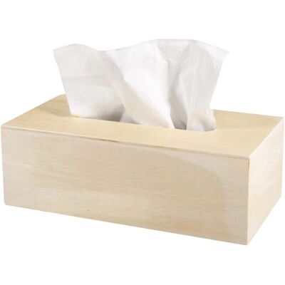 Rayher Modèle 62401000 Boîte en bois clair pour mouchoirs - Boîte pour cosmétiques Rayher Modèle 62401000 Boîte en bois clair pour mouchoirs - Boîte pour cosmétiques