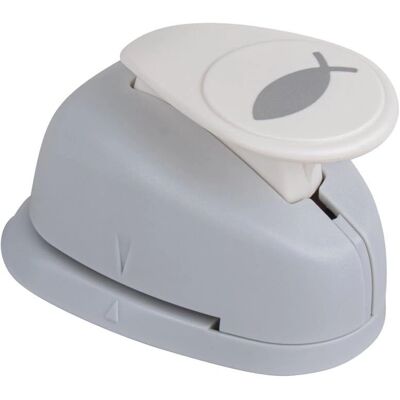 Rayher Model 69036000 Papierperforator - Vis Motief - 2,54cm - Geschikt voor 200g/m² papier Rayher Model 69036000 Papierperforator - Vis Motief - 2,54cm - Geschikt voor 200g/m² papier