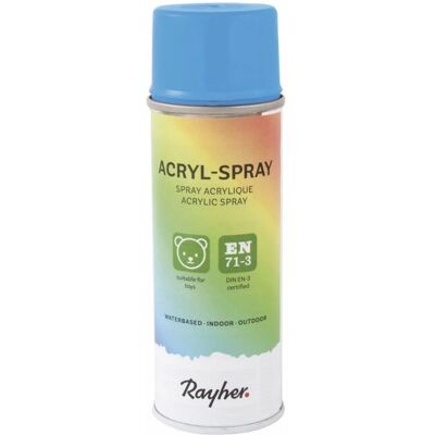 Rayher Hobby - 34145404 - Turquoise - Peinture en spray acrylique - Publicité Rayher Hobby - 34145404 - Turquoise - Peinture en spray acrylique - Publicité