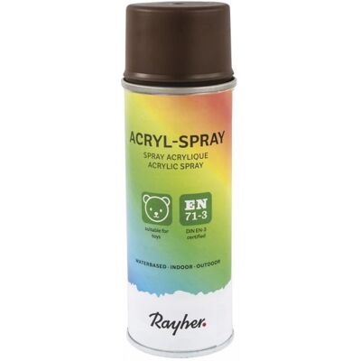 Rayher Hobby - 34145552 - Brun - Mat - Peinture spray acrylique - Publicité Rayher Hobby - 34145552 - Brun - Mat - Peinture spray acrylique - Publicité