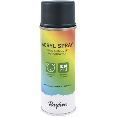 Rayher - 34145572 - Anthracite - Mat - Spray peinture - Publicité Rayher - 34145572 - Anthracite - Mat - Spray peinture - Publicité