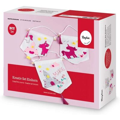 Kit bandierine unicorno Rayher - 8 gattini - Decorazioni per compleanno Kit bandierine unicorno Rayher - 8 gattini - Decorazioni per compleanno