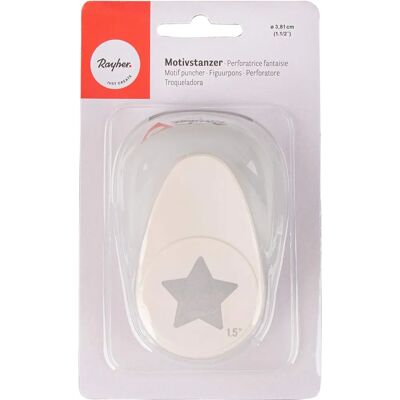 Rayher Hobby Modello - Stella, 3,81cm, per carta e cartone - Punch Rayher Hobby Modello - Stella, 3,81cm, per carta e cartone - Punch