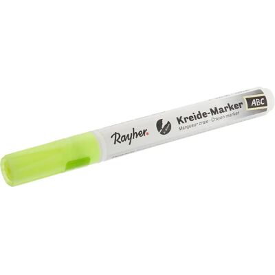 Rayher Marqueur de craie jaune vif - pointe 3-6mm - 14 x 1,5 cm Rayher Marqueur de craie jaune vif - pointe 3-6mm - 14 x 1,5 cm