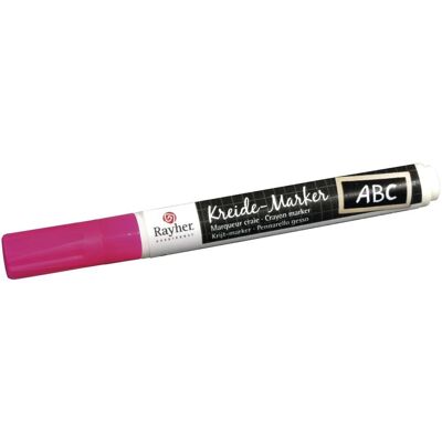 Marqueur Craie Rose Rayher 2-6mm - Marqueur - Publicité Marqueur Craie Rose Rayher 2-6mm - Marqueur - Publicité