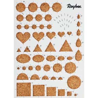 Rayher modell för quilling - Korkplatta - Hobbymaterial Rayher modell för quilling - Korkplatta - Hobbymaterial