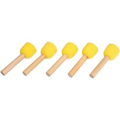 Ensemble de 5 Pinceaux en Éponge Rayher - Outil pour pochoirs et peinture Ensemble de 5 Pinceaux en Éponge Rayher - Outil pour pochoirs et peinture