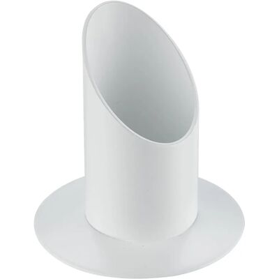 Rayher Support de bougie en métal blanc - 40mm - Support pour bougies de baptême et communion - Publicité Rayher Support de bougie en métal blanc - 40mm - Support pour bougies de baptême et communion - Publicité