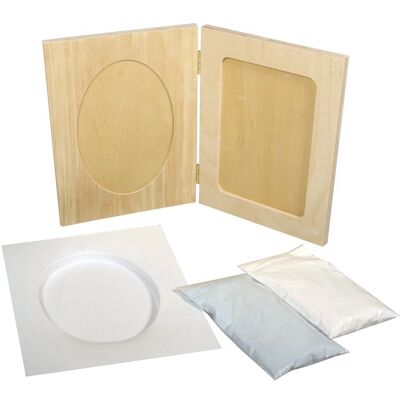 Kit de Moldeo de Huella de Pie de Bebé - Blanco - Kit Kit de Moldeo de Huella de Pie de Bebé - Blanco - Kit