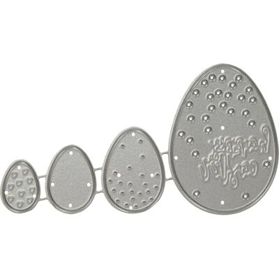 Rayher Matrice taglio uovo grigia 4,5x3,2x1,1cm - Matrice di taglio Rayher Matrice taglio uovo grigia 4,5x3,2x1,1cm - Matrice di taglio