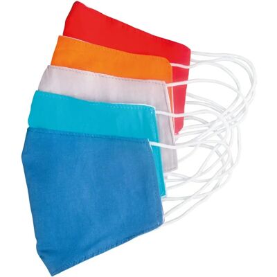 Rayher Child Elastic Mask Set - Colorful 5 pcs - face mask Rayher Child Elastic Mask Set - Colorful 5 pcs - face mask