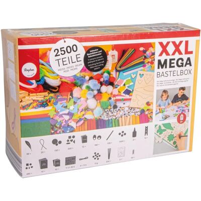 Rayher Bastelbox - 2500 Teile - Kreativ-Set für Kinder Rayher Bastelbox - 2500 Teile - Kreativ-Set für Kinder