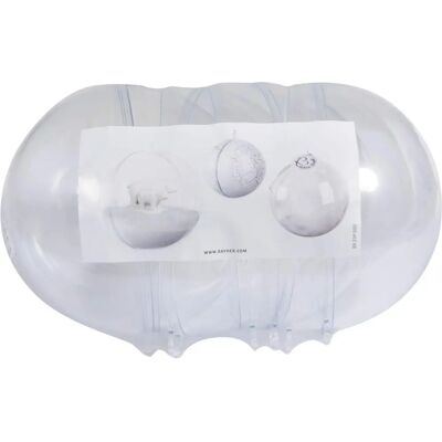 Rayher 39467800 - Boules en plastique transparentes, 4 pièces, Ø 10 cm Rayher 39467800 - Boules en plastique transparentes, 4 pièces, Ø 10 cm