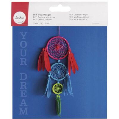 Rayher Dromenvanger Kit - Multicolor - 14x41cm - Dreamcatcher Rayher Dromenvanger Kit - Multicolor - 14x41cm - Dreamcatcher