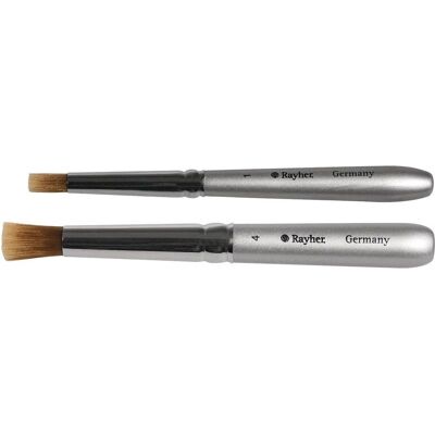 Klein schilderspuitset voor sjabloon - 2 stuks - Ø85mm - Verfborstels Klein schilderspuitset voor sjabloon - 2 stuks - Ø85mm - Verfborstels