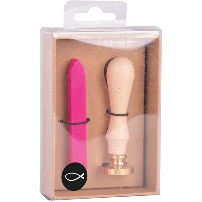 Rayher Pink Fish Stamp Kit - Stamp Kit for Card Making Rayher Pink Fish Stamp Kit - Stamp Kit for Card Making