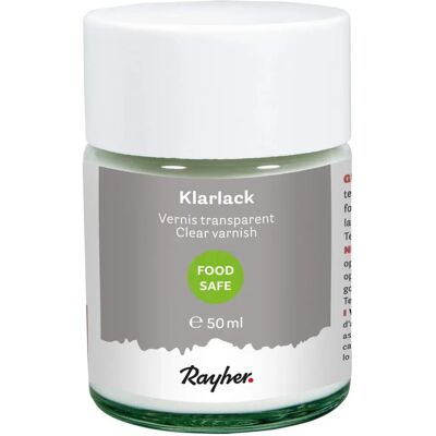 Rayher Transparent Lack - Livsmedelssäker - 50ml Rayher Transparent Lack - Livsmedelssäker - 50ml