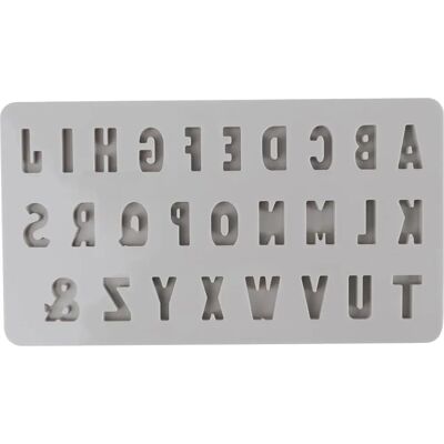 Rayher Gießform Mini ABC grau - Kreative Buchstaben Rayher Gießform Mini ABC grau - Kreative Buchstaben