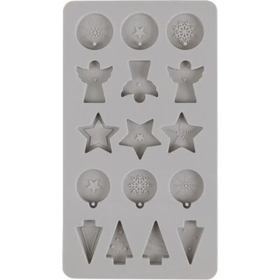 Rayher Silikon Gießform Mini-Dekoformen X-Mas - Weihnachtsdekorationen Rayher Silikon Gießform Mini-Dekoformen X-Mas - Weihnachtsdekorationen