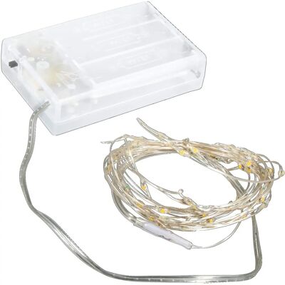 Rayher Mini LED - luci a forma di fata 235 cm con filo e timer Giallo - Luci a fiaba Rayher Mini LED - luci a forma di fata 235 cm con filo e timer Giallo - Luci a fiaba